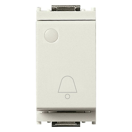 Vimar Idea Push Button Switch, 1P NO, 10A 250V, IP40, Flush Mount