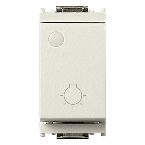 Vimar Idea Push Button, 1P NO, 10A, 250V, IP40, Light Symbol