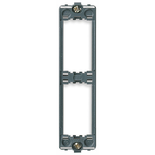 Vimar Idea 2-Module Flush Panel Mounting Frame, With Screws, Grey - Apollo Lighting