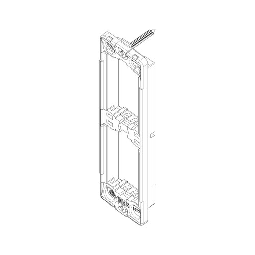 Vimar Idea 2-Module Flush Panel Mounting Frame, With Screws, Grey