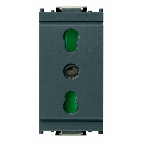 Vimar Idea SICURY Bipasso Socket Outlet, Italian Standard P17/11, 2P+E, 16A 250V, IP20