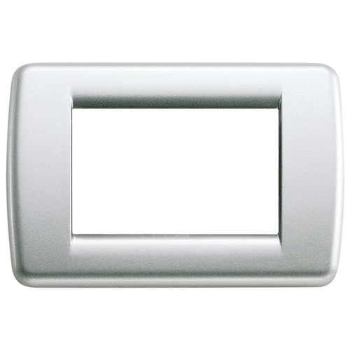 Vimar Idea Rondò 3-Module Cover Plate, With Mounting Grid, 123 x 82 mm