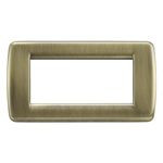Vimar Idea Rondò Cover Plate, 4-Module, 148 x 82 x 9 mm