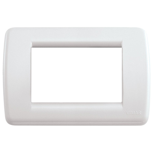Vimar Idea Rondò Cover Plate, 3-Module, Clamp Mounting