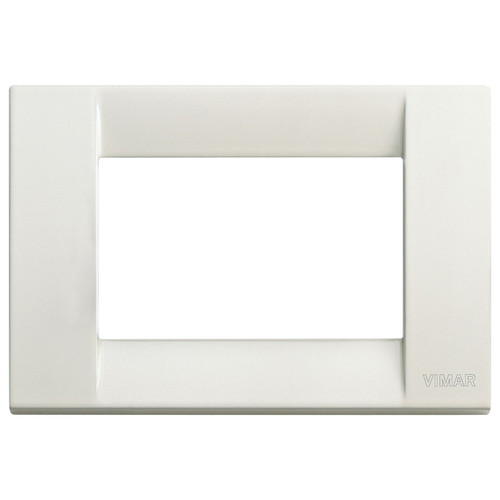 Vimar - Idea 16733 Classica Cover Plate - Die-Cast Metal, 3 Module, Clamp Mounting - Apollo Lighting