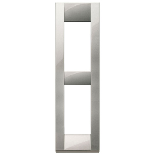 Vimar - Idea 16782 Classica Cover Plate - Die-Cast Metal, 2 Module, for Panel Mounting - Apollo Lighting