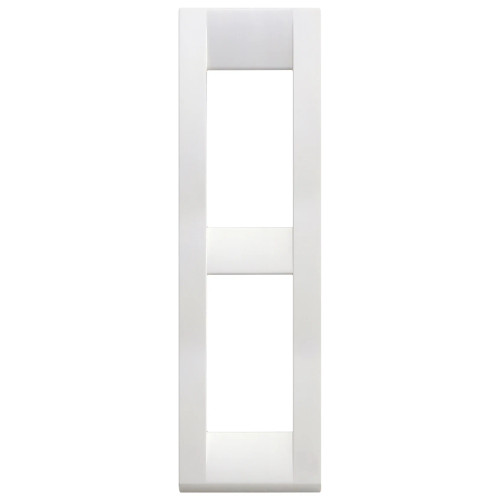 Vimar Idea Classica 2-Module Cover Plate, Die-Cast Metal, for Panel Mounting - Apollo Lighting