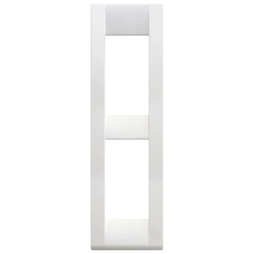Vimar Idea Classica 2-Module Cover Plate, Die-Cast Metal, for Panel Mounting