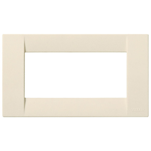 Vimar - Idea 16744 Classica Cover Plate - 4 Module, Plastic - Apollo Lighting