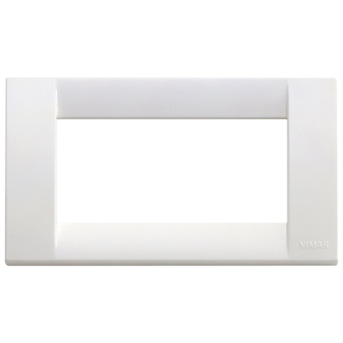 Vimar Idea Classica 4-Module Cover Plate, Horizontal/Vertical Mounting, 145 x 82 mm, Thermoplastic