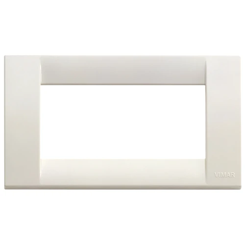 Vimar Idea Classica 4-Module Cover Plate, Horizontal/Vertical Mounting, 145 x 82 mm, Thermoplastic