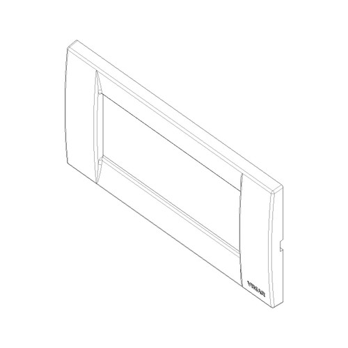 Vimar Idea Classica 4-Module Cover Plate, Horizontal/Vertical Mounting, 145 x 82 mm, Thermoplastic