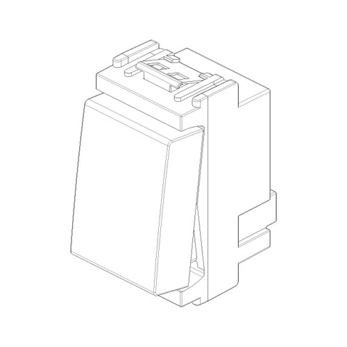 Vimar Idea 1-Way Rocker Switch, 1P 10 AX 250V, IP40