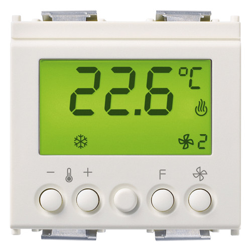 Vimar Idea KNX Thermostat, 2-Zone, 4A 24V Relay Output, IP40