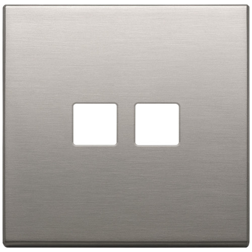 Vimar Eikon Cover Plate, Metal, Horizontal/Vertical Mount