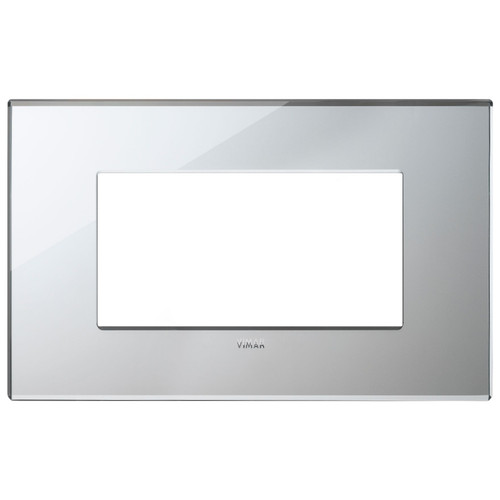 Vimar - Eikon EXÉ 22654 Cover Plate - 4 Module, Glass - Apollo Lighting