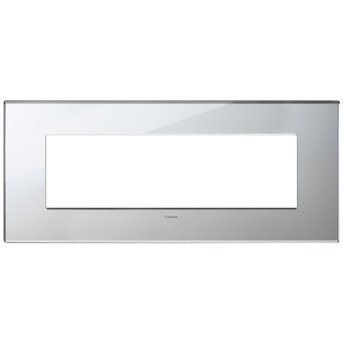 Vimar - Eikon EXÉ 22657 Cover Plate - 7 Module, Glass - Apollo Lighting