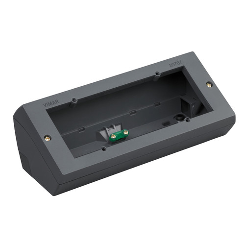 Vimar - Eikon 20787 Table Mounting Box - 7 Module, Plastic, IP20 - Apollo Lighting