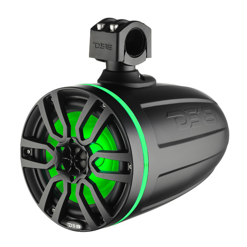 DS18 - X Series HYDRO 6.5" Wakeboard Pod Tower Speaker - With RGB LED Light, 300W - Apollo Lighting