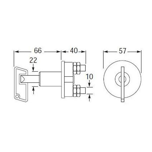 Hella Marine - 100/150 Amp Battery Master Switch - Apollo Lighting