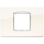 Vimar - Eikon 20652 Classic Cover Plate - 2 Modules, Metal - Apollo Lighting