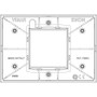 Vimar - Eikon 20652 Classic Cover Plate - 2 Modules, Metal - Apollo Lighting