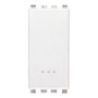 Vimar Eikon 2-Way Rocker Switch, 1P, 16AX, 250V, IP40, Lightable, Replaceable Button - Apollo Lighting