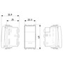 Vimar Eikon 2-Way Rocker Switch, 1P, 16AX, 250V, IP40, Lightable, Replaceable Button - Apollo Lighting