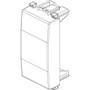 Vimar Eikon Blank Module, 1 Module, Flush Mount, Halogen-Free
