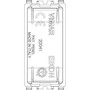Vimar Eikon Blank Module, 1 Module, Flush Mount, Halogen-Free