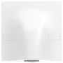 Vimar Eikon Cable Outlet with Terminal Bar, For Square Mounting British Standard Boxes, 2P+T, 45A, 250V