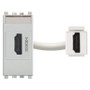 Vimar Eikon HDMI 2.1b Socket Outlet, 1 Module, IP20, Keystone Fixing