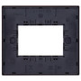 Vimar - Eikon EVO 21653 Cover Plate - 3 Module, Metal - Apollo Lighting