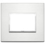 Vimar Eikon EVO 21653 Cover Plate, 3-Module, Clamp Fixing, For Support 21613