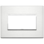 Vimar - Eikon EVO 21654 Cover Plate - 4 Module, Metal - Apollo Lighting