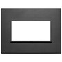 Vimar Eikon EVO 21654 4-Module Cover Plate, IP00, Clamp Mounting