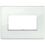 Vimar Eikon EVO 21654 4-Module Cover Plate, IP00, Clamp Mounting