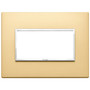 Vimar Eikon EVO 21654 4-Module Cover Plate, IP00, Clamp Mounting