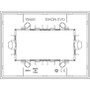 Vimar Eikon EVO 21654 4-Module Cover Plate, IP00, Clamp Mounting