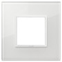 Vimar - Eikon EVO 21642 Cover Plate - 2 Modules, Glass - Apollo Lighting