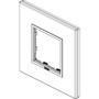 Vimar - Eikon EVO 21642 Cover Plate - 2 Modules, Glass - Apollo Lighting