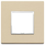 Vimar Eikon EVO 21642 2-Module Cover Plate, Square, Clamp Mount