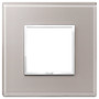 Vimar Eikon EVO 21642 2-Module Cover Plate, Square, Clamp Mount