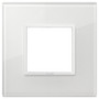 Vimar Eikon EVO 21642 2-Module Cover Plate, Square, Clamp Mount