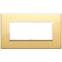 Vimar - Eikon EVO 21649 Cover Plate - 5 Module, Metal - Apollo Lighting