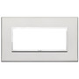 Vimar - Eikon EVO 21649 Cover Plate - 5 Module, Metal - Apollo Lighting