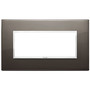 Vimar Eikon EVO 21649 5-Module Cover Plate, British Standard Mounting, 162.3 x 94.7 mm - Apollo Lighting