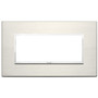 Vimar Eikon EVO 21649 5-Module Cover Plate, British Standard Mounting, 162.3 x 94.7 mm - Apollo Lighting