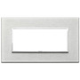 Vimar Eikon EVO 21649 5-Module Cover Plate, British Standard Mounting, 162.3 x 94.7 mm