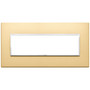 Vimar - Eikon EVO 21657 Cover Plate - 7 Module, Metal - Apollo Lighting